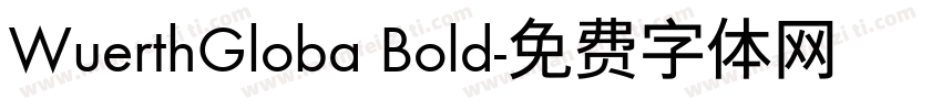 WuerthGloba Bold字体转换